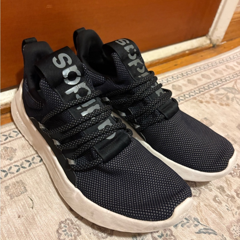 Adidas Cloudfoam Black Knit Sneakers Men’s Size 9